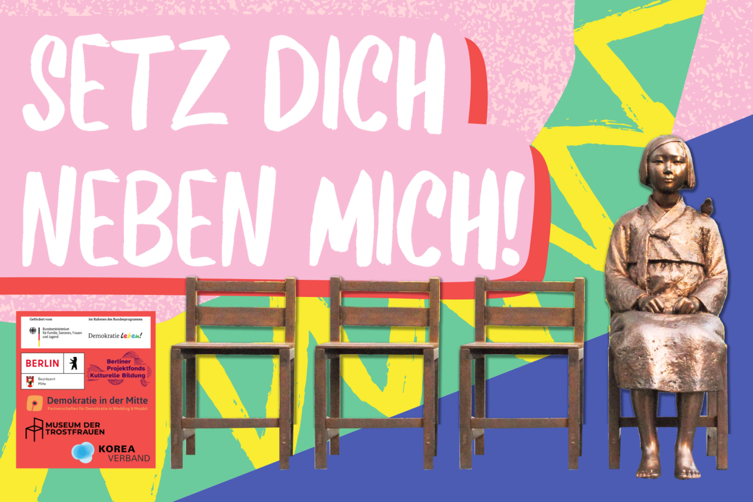 Setz dich neben mich!
