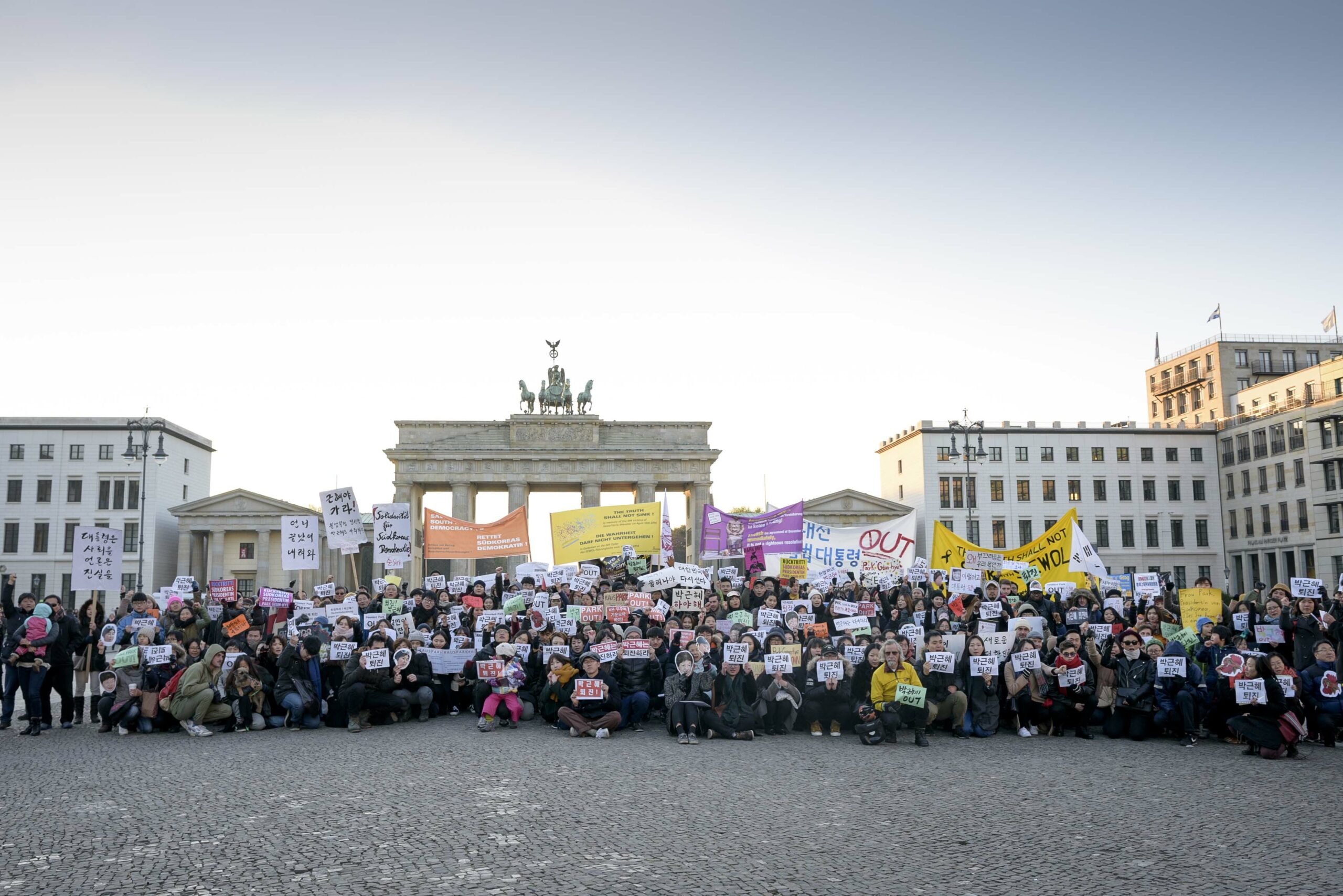 Demonstration gegen Park Geun-Hye in Berlin vom 12. November 2016