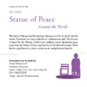 My Little Statue of Peace Brochure Backcover