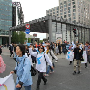 Menschenkette für ein vereintes Korea