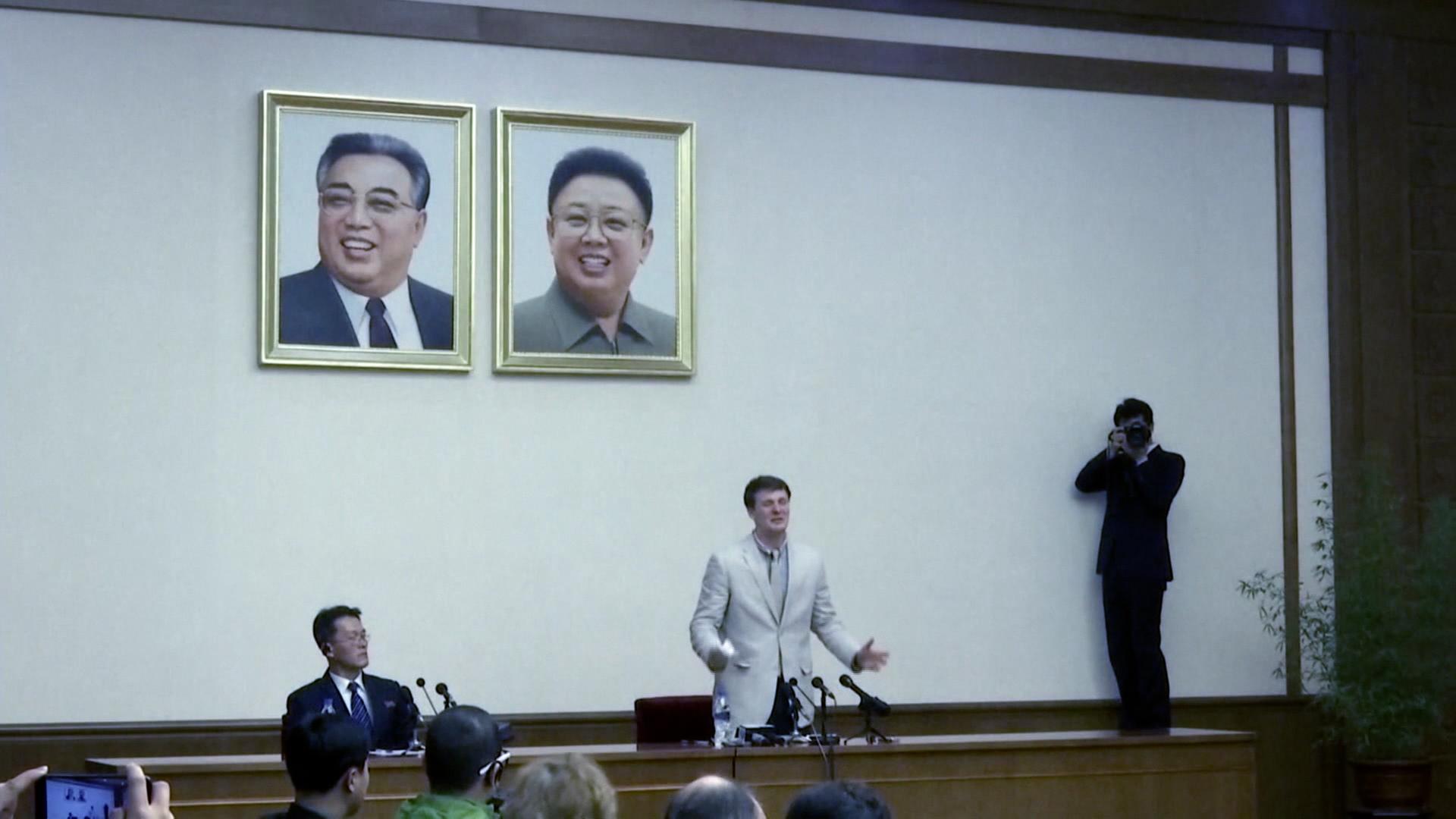 Otto Warmbier vor Gericht in Pjöngjang
